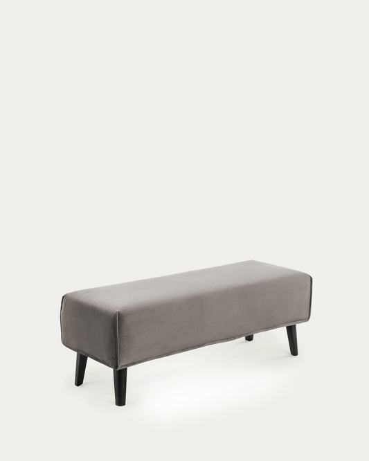 Housse banquette Dyla velours gris
