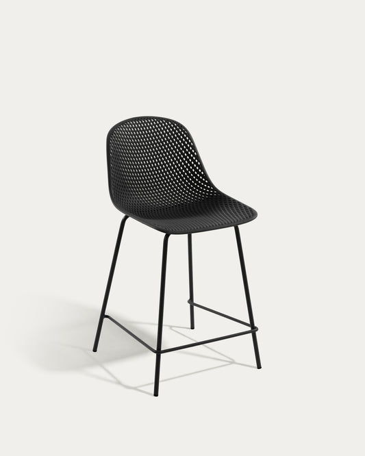 Tabouret extérieur Quinby gris hauteur 65 cm