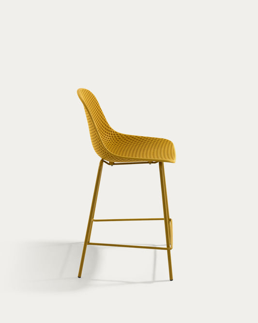 Tabouret extérieur Quinby jaune hauteur 65 cm