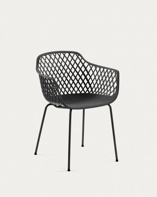 Chaise de jardin Quinn grise