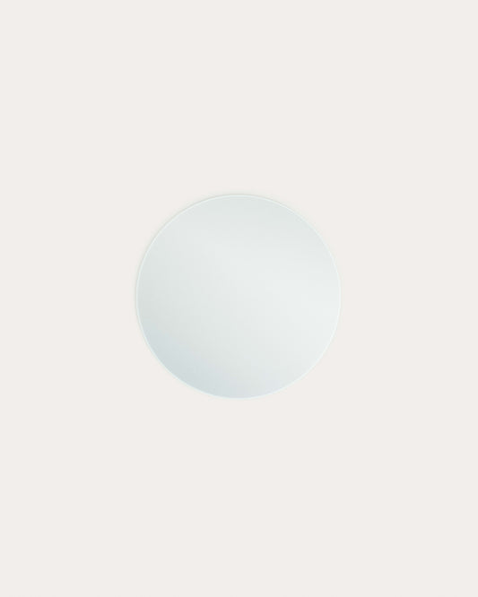 Plateau rond de table Argo en verre transparent Ø 120 cm