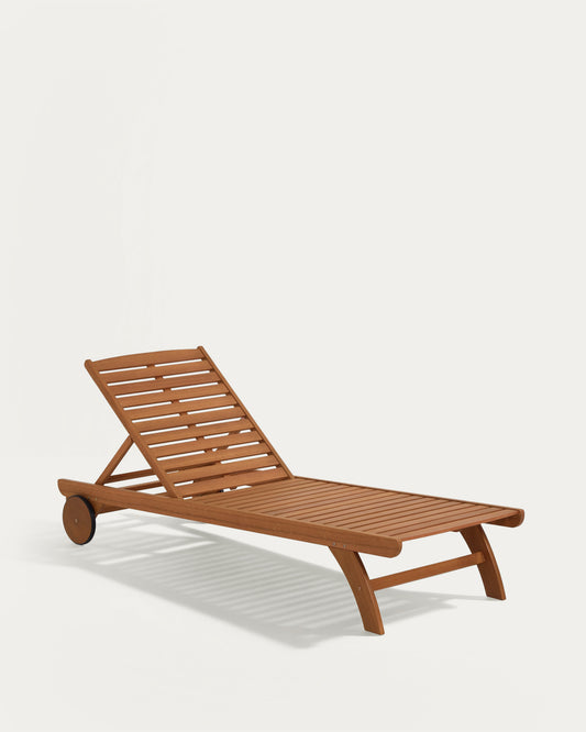 Bain de soleil Beila en bois d'eucalyptus FSC 100%