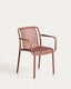 Chaise empilable d’extérieur Isabellini terracotta