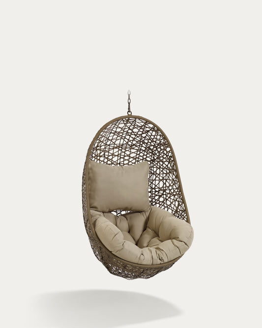 Fauteuil suspendu Florina marron
