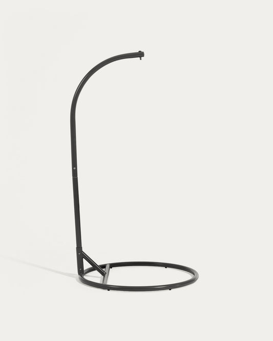 Structure Dalias en acier noir pour fauteuil suspendu