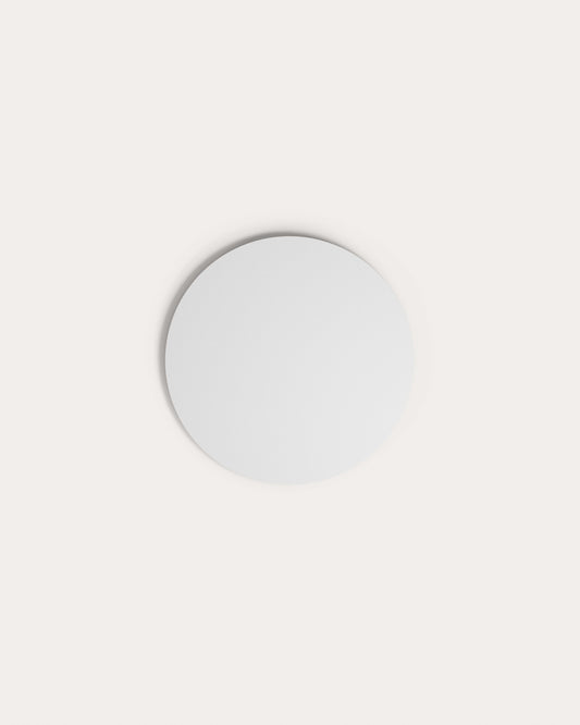 Plateau rond de table Argo en mélaminé blanc Ø 120 cm