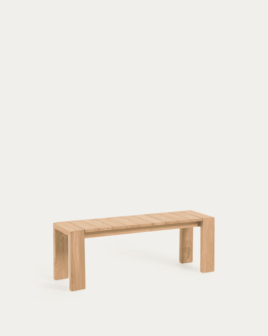 Banc de jardin Victoire en bois de teck 135 cm
