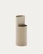 Petit porte-parapluie Atin en métal beige