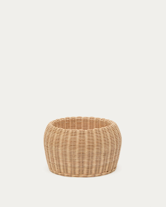 Vase en rotin Zilna 19 cm