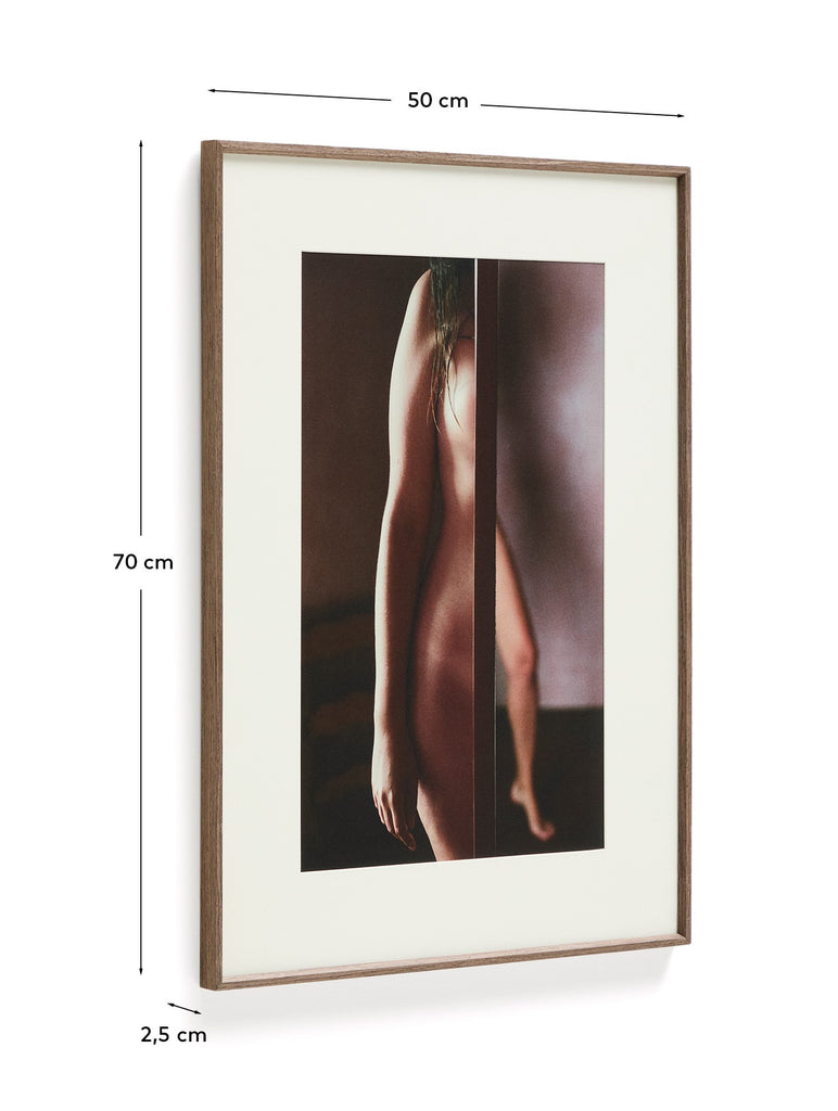Tableau Zavira photographie d’un corps de femme 50 x 70 cm