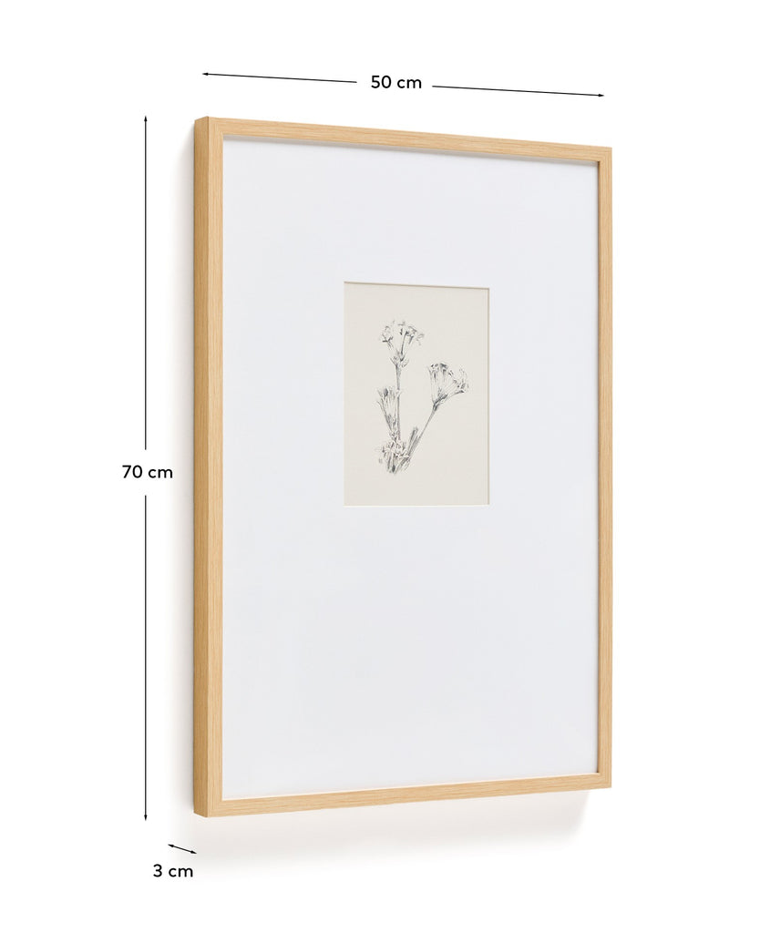 Tableau Lirena illustration botanique 50 x 70 cm