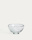 Petit bol Sileia en verre recyclé transparent