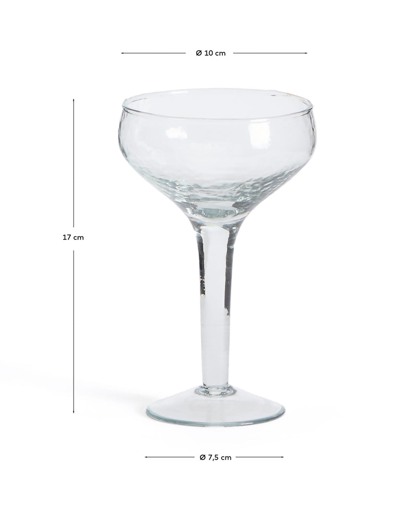 Verre à vin Sileia en verre recyclé transparent
