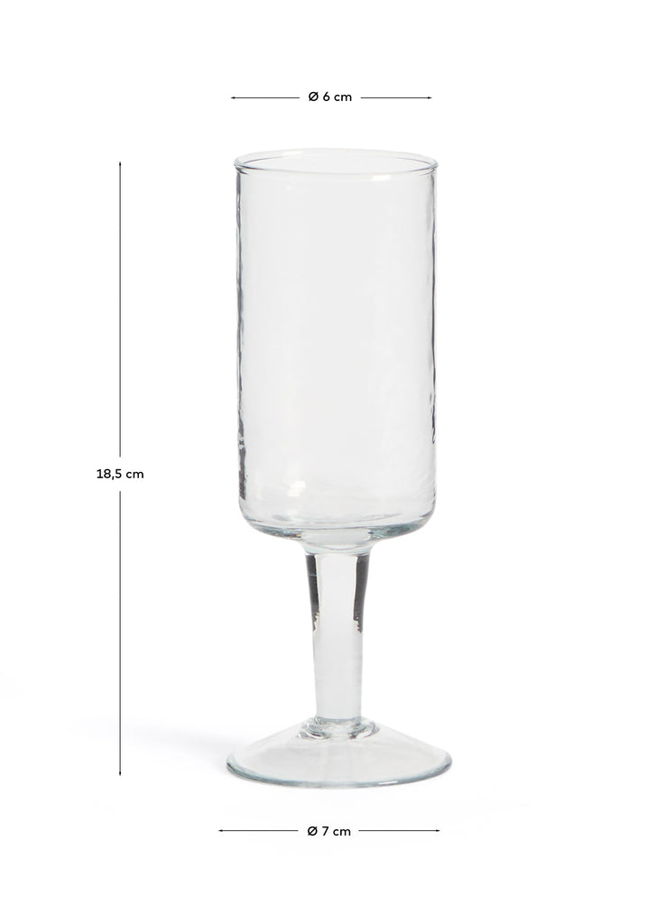 Verre à vin Obila en verre recyclé transparent