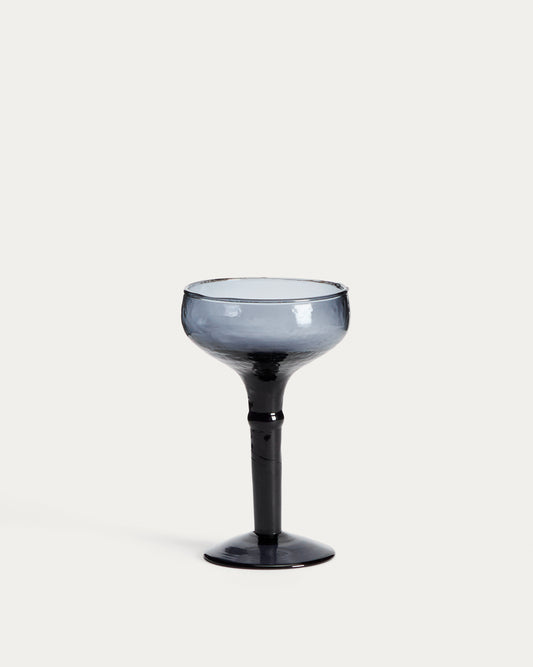 Verre à vin Vinea en verre recyclé bleu