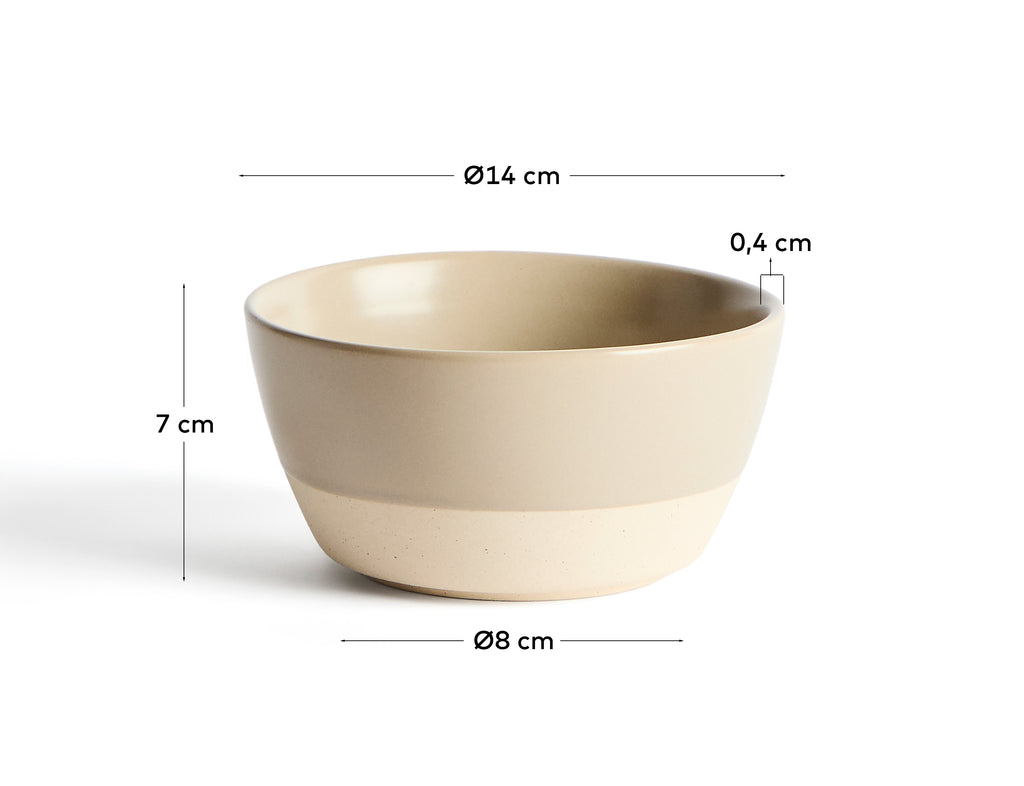 Bol Doren en céramique beige