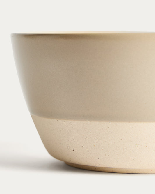 Bol Doren en céramique beige