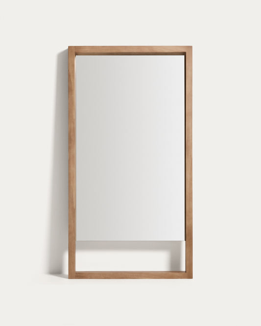 Miroir sur pied Vatro en bois de manguier ton naturel 96 x 181 cm FSC 100 %