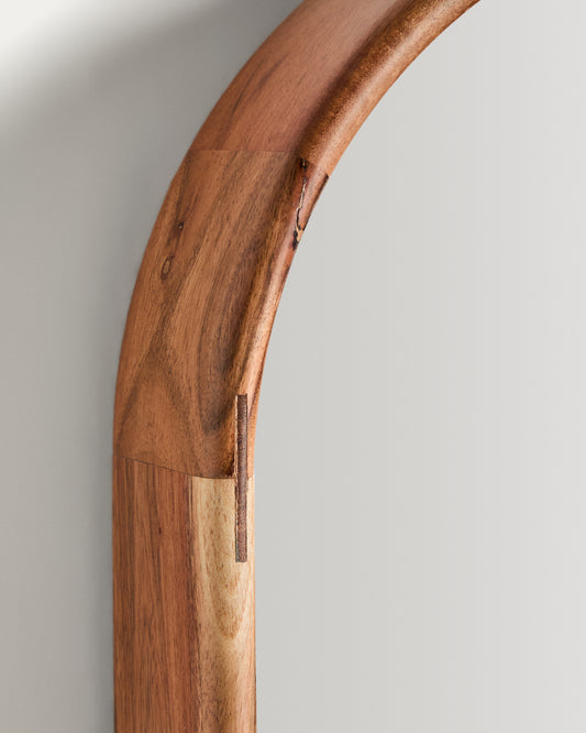 Miroir Berale en bois d’acacia 76 x 33 cm