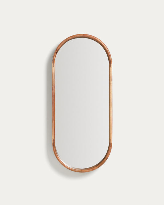 Miroir Berale en bois d’acacia 76 x 33 cm