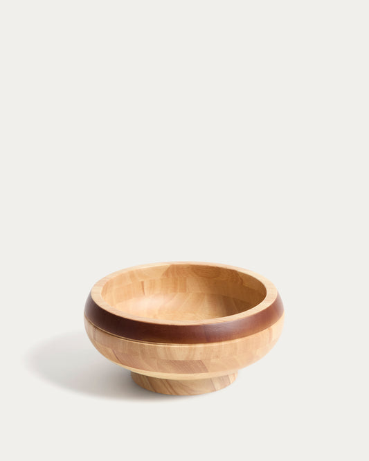 Petit bol Milvara en bois d’hévéa FSC 100 %