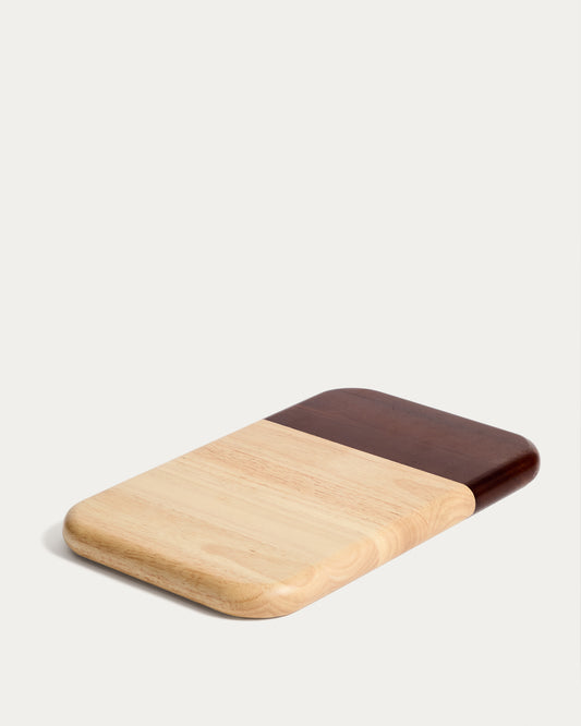Planche de service Milvara en bois d’hévéa 40 x 25 cm FSC 100 %