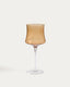 Verre à vin ambre Alori avec relief 46 cl