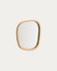 Miroir en bois Alura en teck 45,5 x 47 cm FSC 100%