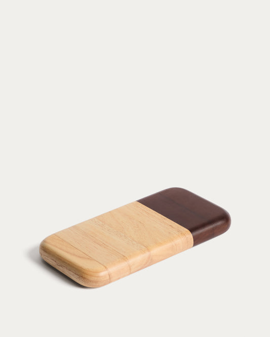 Planche de service Milvara en bois d’hévéa 28 x 14 cm FSC 100 %