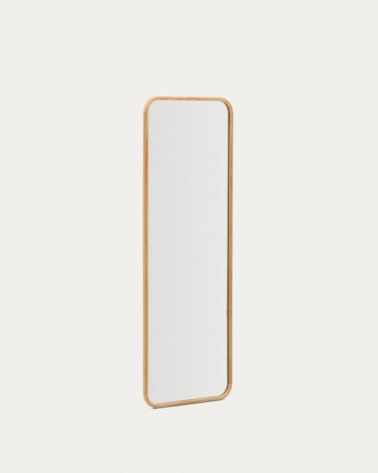 Miroir Milsa en bois de teck 54 x 154 cm FSC 100%
