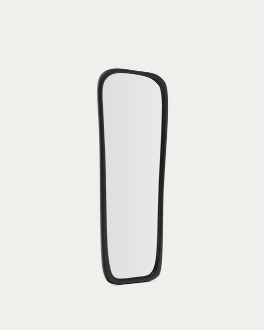 Miroir en bois Alura en teck noir 158 x 61 cm FSC 100%