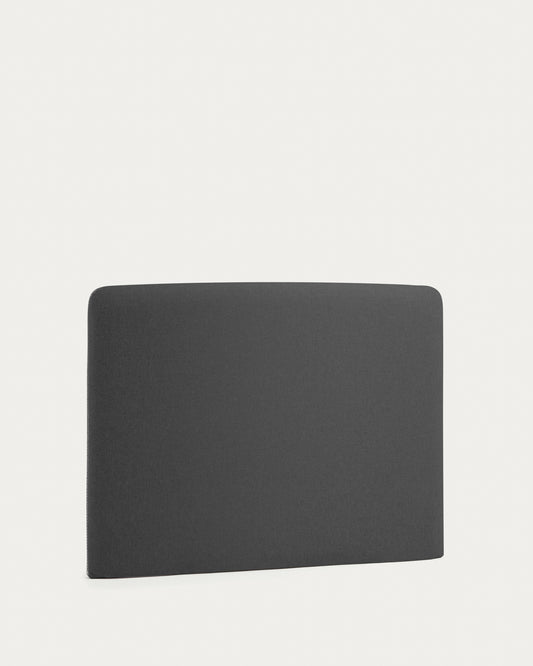 Tête de lit déhoussable Dyla noire pour lit de 90 cm FSC Mix Credit