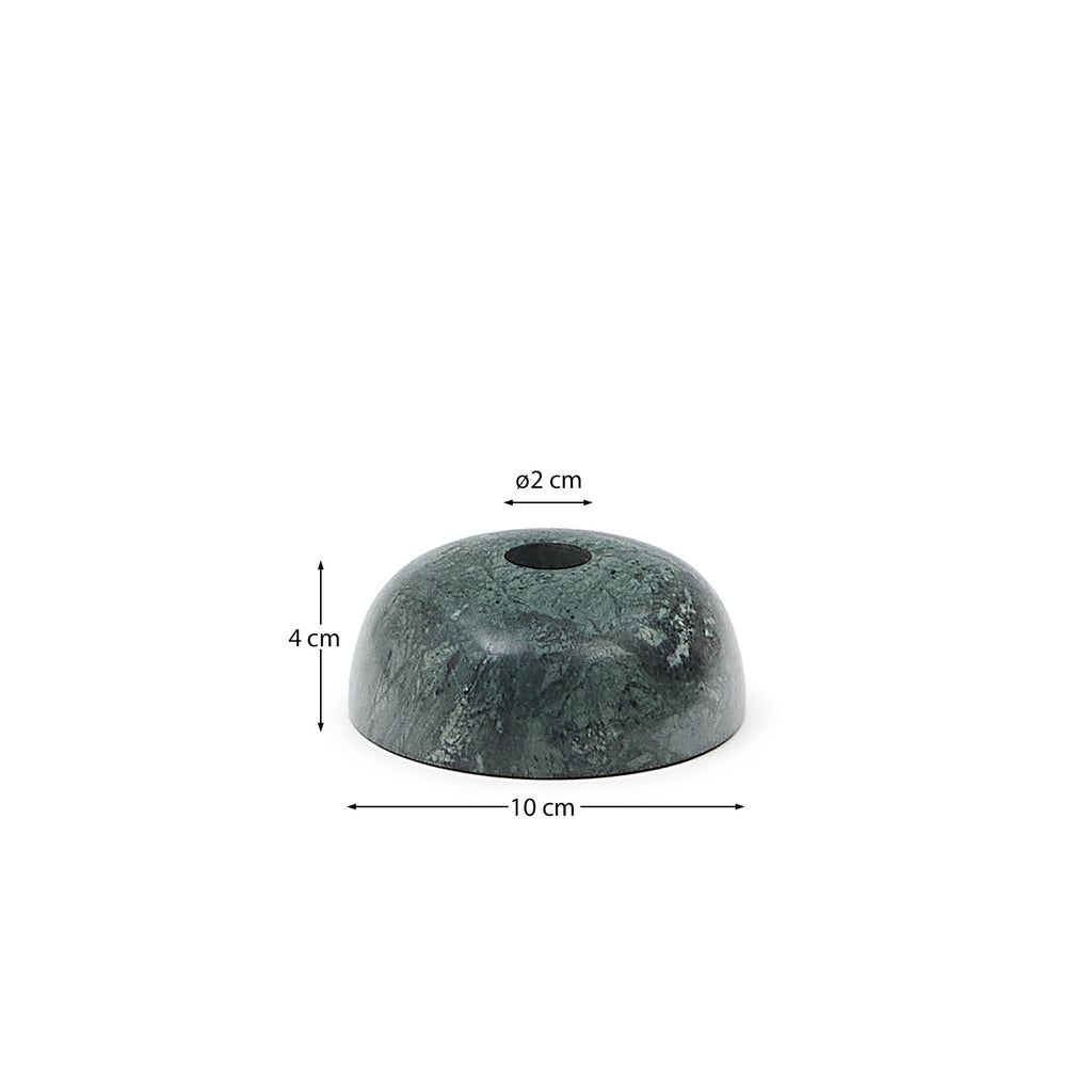 Chandelier Sintia en marbre vert 4 cm