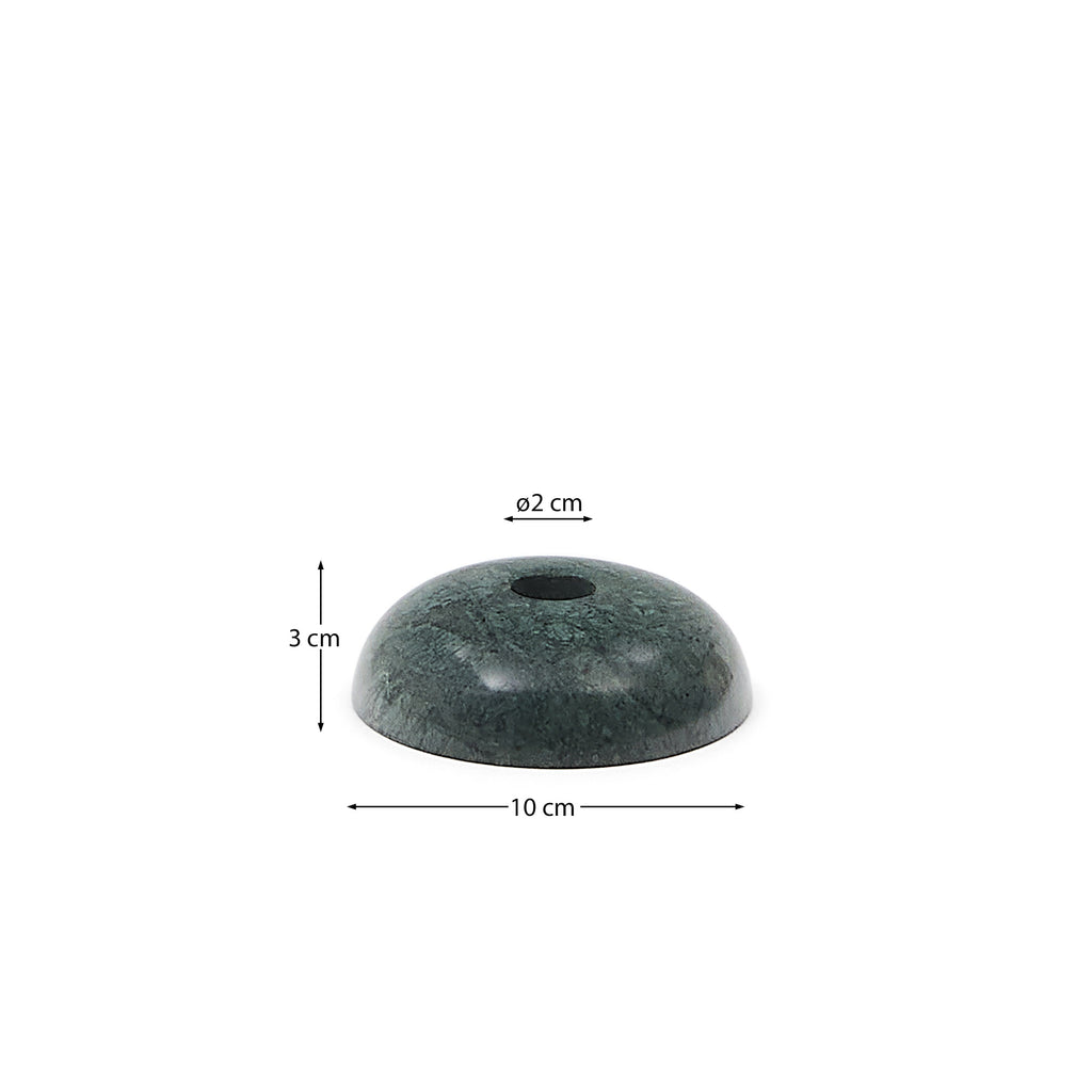 Chandelier Sintia en marbre vert de 3 cm