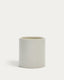 Cache-pot Aiguablava en ciment blanc Ø 52 cm