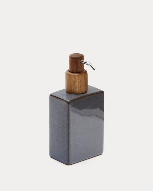 Distributeur de savon Silvet en grès gris