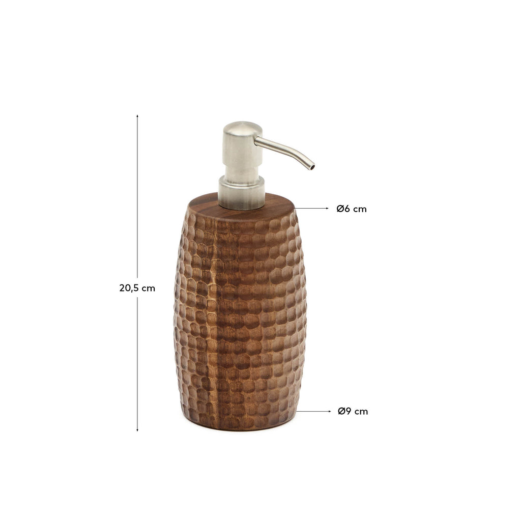 Distributeur de savon Fraz en bois d’acacia FSC 100%