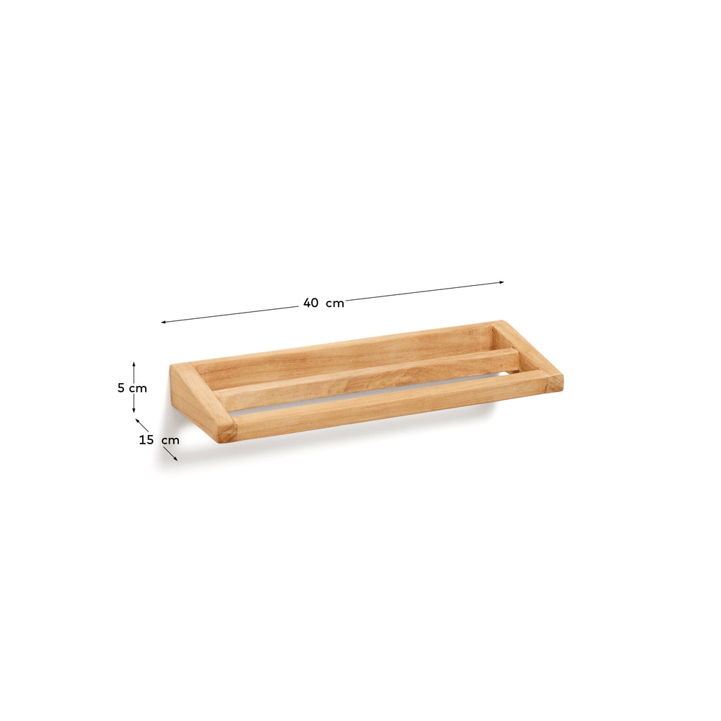 Porte-serviettes Vedel en bois de teck 40 x 5 cm