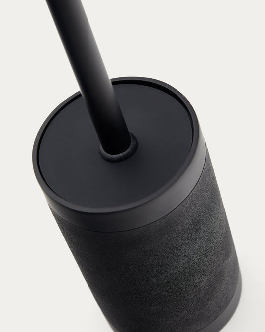 Brosse de toilette Sisel en polyrésine noire