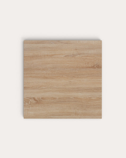 Plateau pour table Tiaret en mélamine finition bois naturel 70 x 70 cm