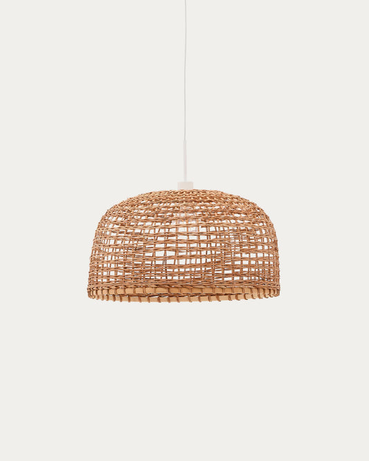 Abat-jour pour plafonnier Dakira en rotin avec finition ton naturel Ø 52 cm