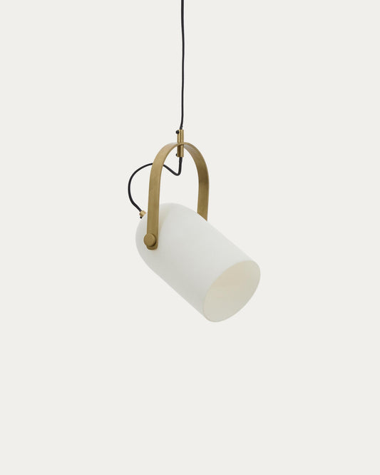 Plafonnier Reisy en verre dépoli Ø14 cm