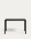 Table haute de jardin Culip en aluminium finition grise 150 x 77 cm