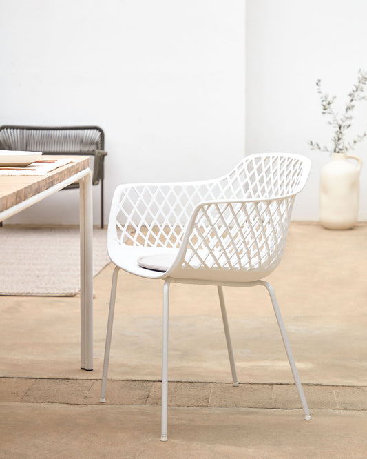 Chaise de jardin Quinn blanche