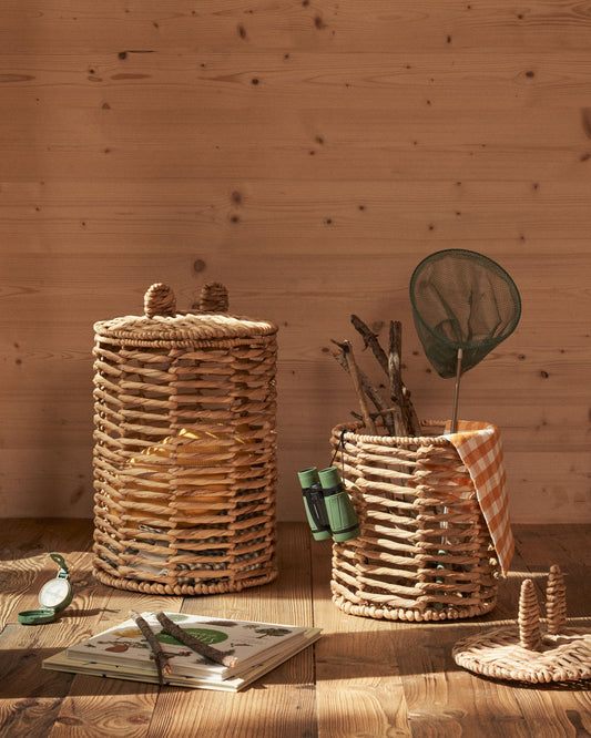 Set Venezia de 2 paniers enfant en fibres naturelles 40 cm / 50 cm