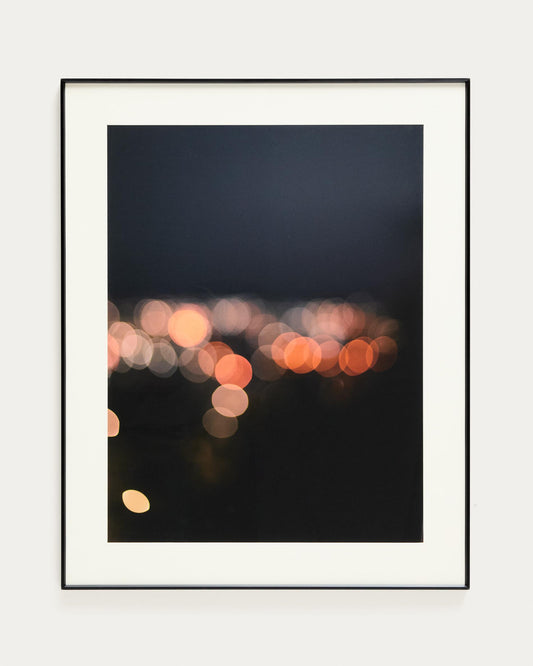 Tableau Zavira photographie des lumières de Barcelone 80 x 100 cm