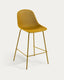 Tabouret extérieur Quinby jaune hauteur 75 cm