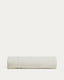 Drap Sirale 100 % satin de coton fini lavé blanc pour lit de 150/160 cm