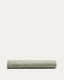 Drap Sirale 100 % satin de coton fini lavé vert pour lit de 180 cm