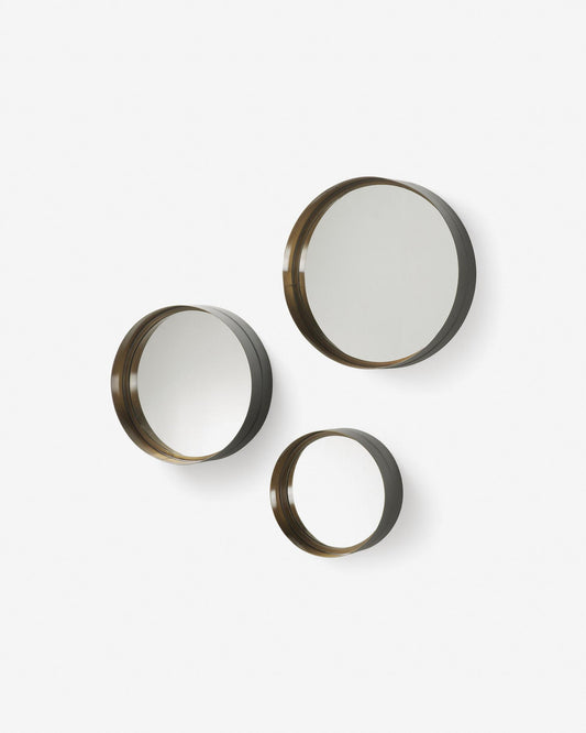 Set Wilton de 3 Miroirs Ø 35 cm / Ø 30 cm / Ø 23 cm